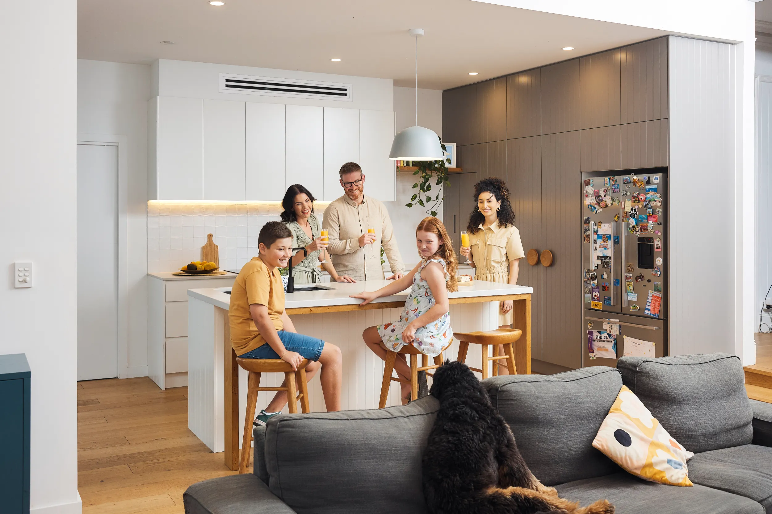 Daikin ducted air conditioning in a contemporary Australian home