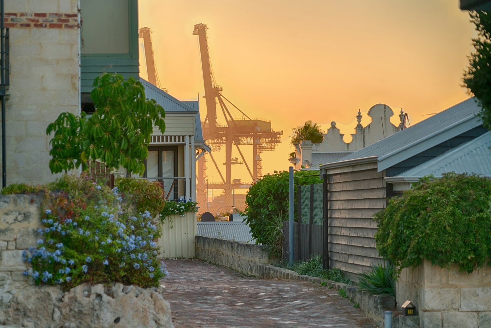 Fremantle Port at sunset, part of our air conditioning Fremantle service area